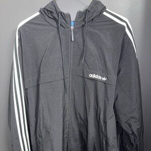 🔥 Adidas Men's Black Windbreaker